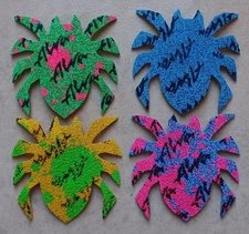 Vintage Alva Skateboards Rip Grip Style Sticker Lot of 4 Spiders NOS RARE #11