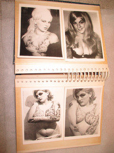 VTG TATTOO LADIES PHOTOS & FLASH 1960'S RALPH JOHNSTON MILTON ZEIS BERNARD KOBEL