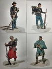 Don Troiani CIVIL WAR Union Soldier RARE Art Print Set Zouave Cavalry 1980