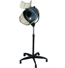 Stand up Hair Dryer 1300W Adjustable Floor Hooded Bonnet Hair Dryers with Rollin