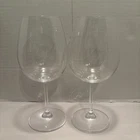 2 PC Marquis by Waterford Crystal 8 3/4” Vintage Wine Glasses Full Body