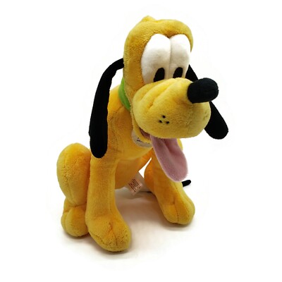 Disney Dog Pluto Plush Stuffed Animal Medium  10 inch
