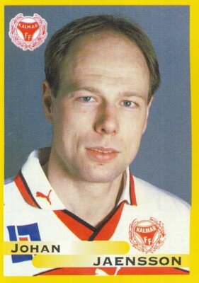 119 JOHAN JAENSSON # ROOKIE SWEDEN KALMAR.FF STICKER FOTBOLL ALLSVENSKAN 1999