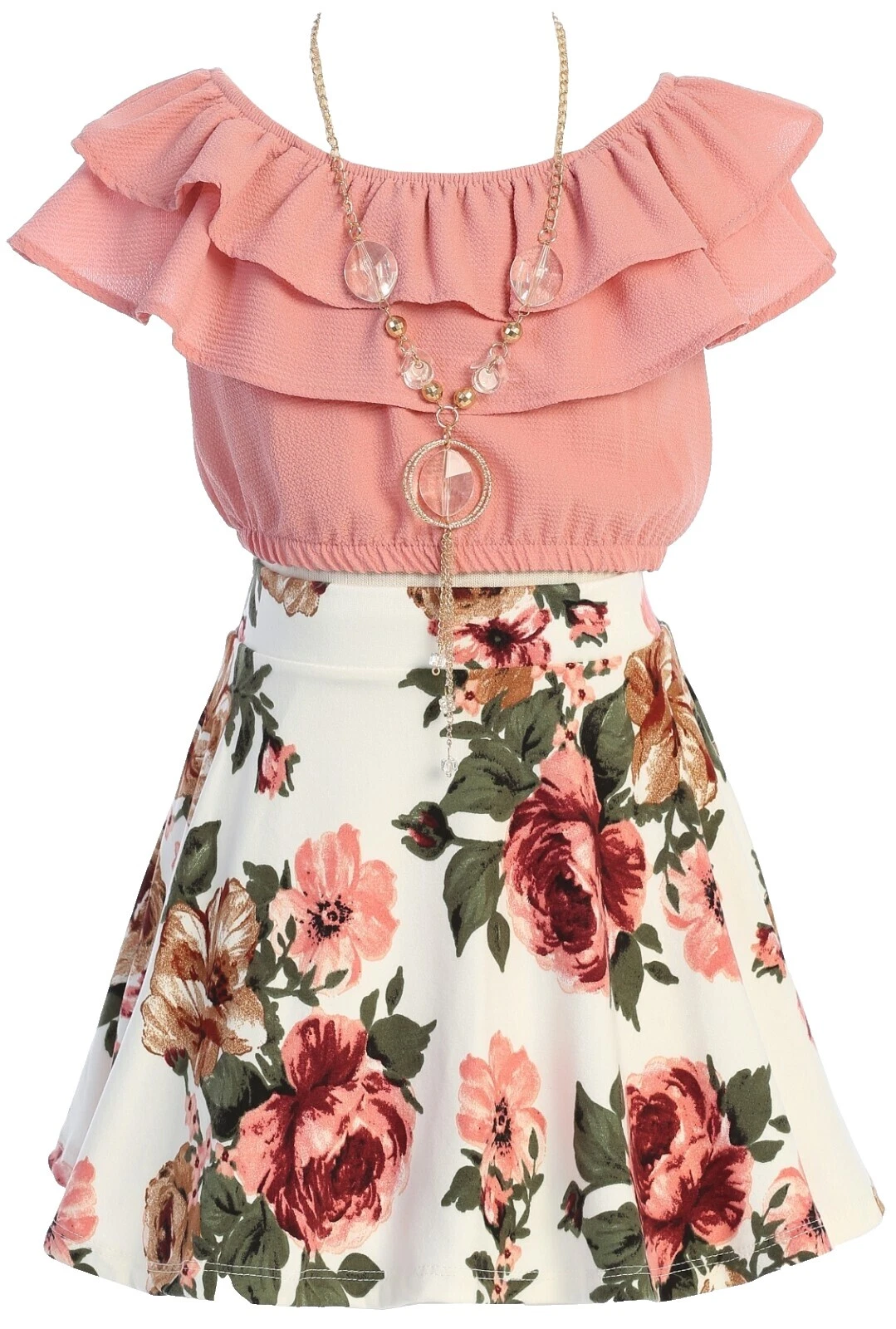 Dusty Verão Casual Vestidos para Meninas