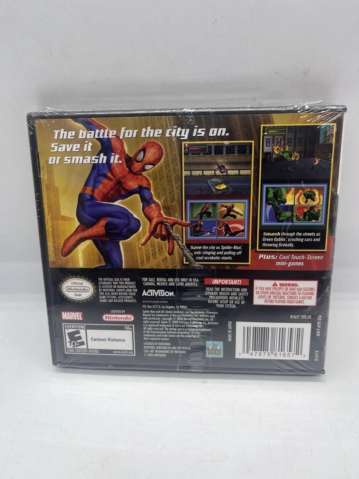 Spiderman Battle For New York Nintendo Ds 2006 ¡Nuevo Precintado! Foto 2 de 4