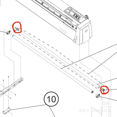 2PC/SET Original Graphtec FC7000 / FC8000 / FC8600 / FC9000 Paper