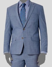  450 Ralph Lauren Men's Blue Classic-Fit Wool Blazer Coat Suit Jacket Size 42S