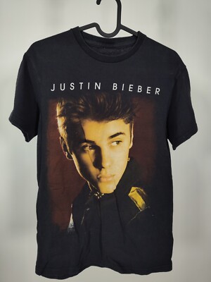 Justin Bieber Believe Concert Tour 2012/2013 Black Band T-Shirt