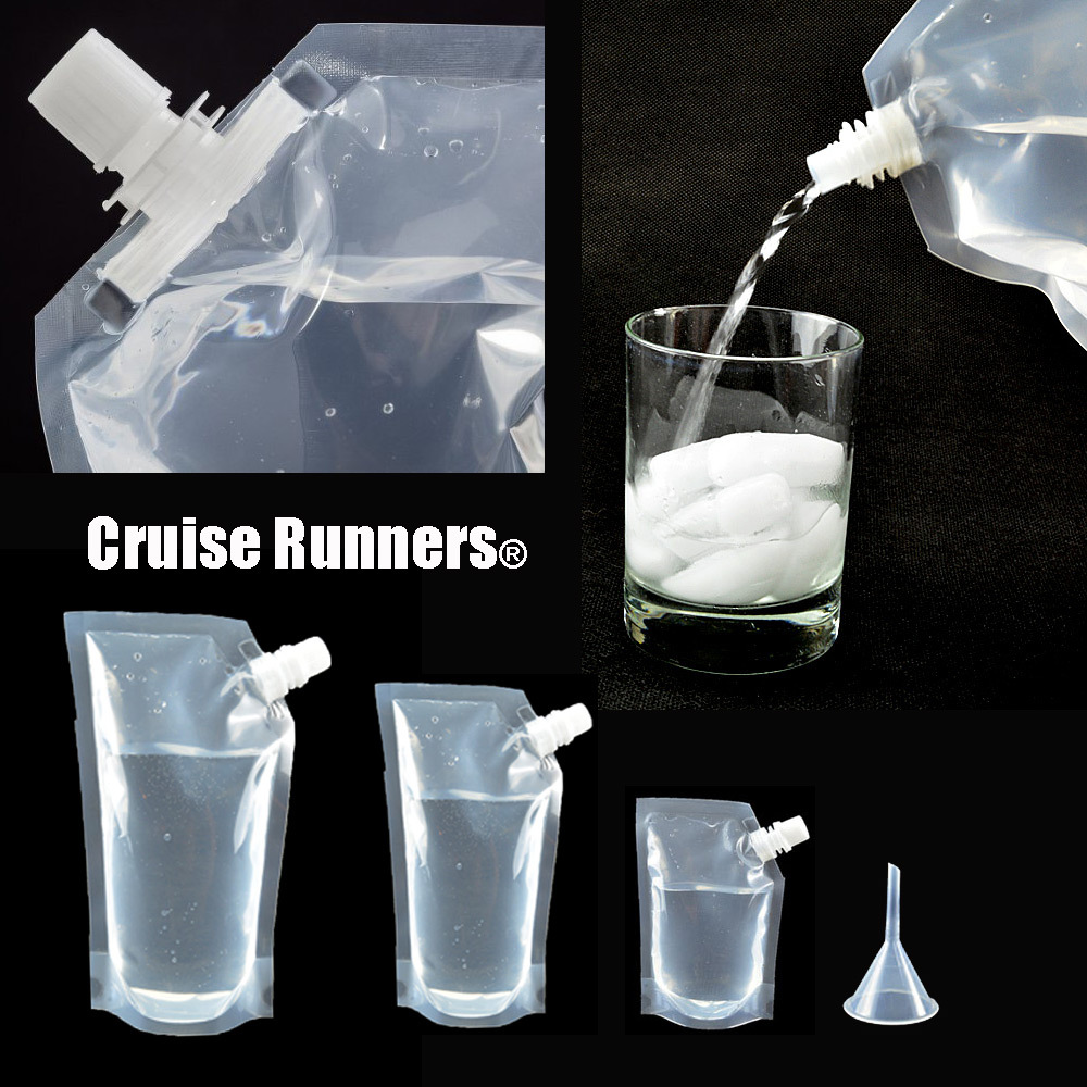 Liquor Bag Rum Runners For Cruise 8-Pack Discreet S 16oz - s For ...
