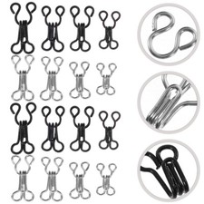 50Pcs Sewing Hook Bra Hooks Closure Eye Sewing Closure for Clothing