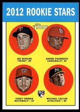 2012 Topps Heritage #95  Benson Chambers Brown Taylor