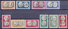 Greece 1959 Ancient Coins part I complete set MNH