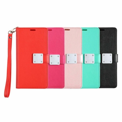 Pour Apple iPhone 8 /7/6s/6 /SE 2020 Etui Portefeuille Cuir Carte ID Emplacement Pochette - Photo 3/20