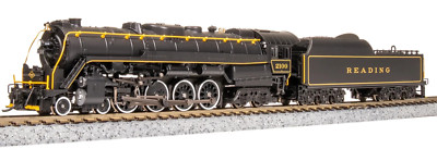 BROADWAY LIMITED 7405 N READING T1 4-8-4 EXCURSION #2124 PARAGON4 SOUND SMOKE