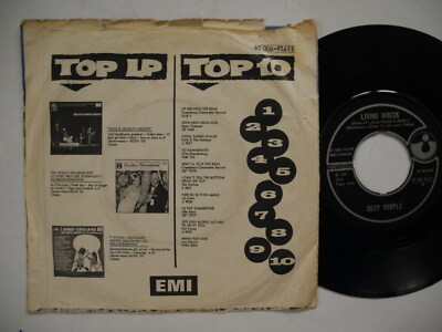 DEEP PURPLE Black Night / Living Wreck 45 7