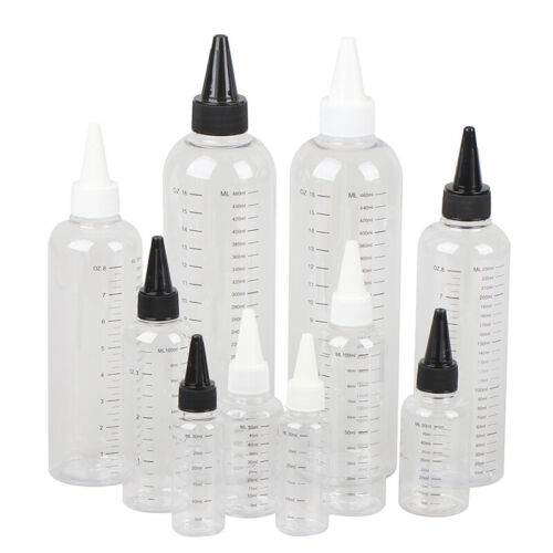 Plastic Refillable Bottle Oil Liquid Dropper Bottles Pigment Ink Contain-SA van2 - Picture 1 of 22