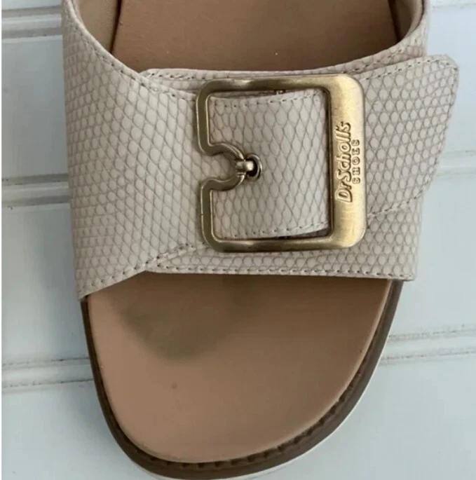 Zapatos sandalia Dr. Scholl's para mujer beige suela de goma talla 6 sin caja Foto 3 de 4