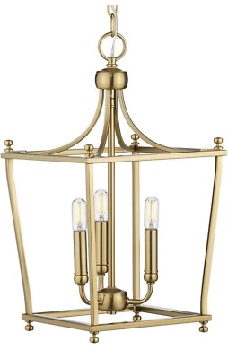 Progress Lighting - Three Light Foyer Pendant - Parkhurst - 3 Light in New