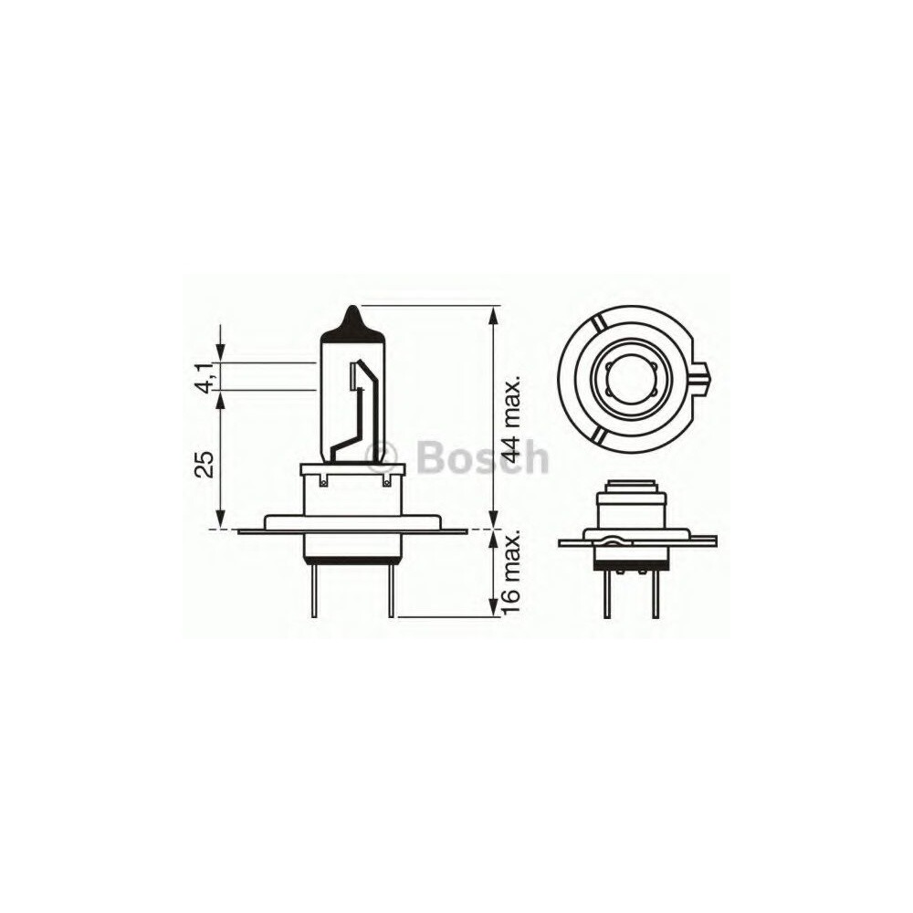 2x BOSCH XENON BLUE Version 1987302075 Glühlampe Set H7 12V 55W 