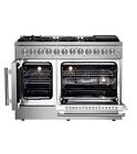 Forno Galiano 6.58 Cu. Ft. Freestanding Gas Range & Oven Ffsgs6244-48 Steel