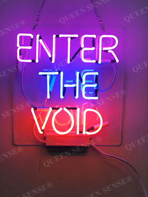 Enter The Void Acrylic 14'' Neon Light Sign Lamp Bedroom Wall Decor Glass Windows