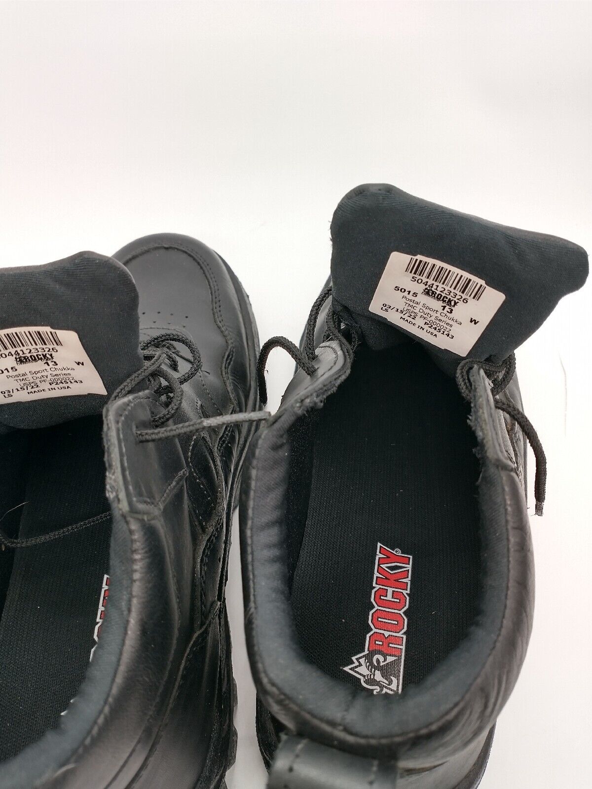 Rocky TMC Duty Postal Boots USPS Approved Sport Chukka Black Size 13 | eBay