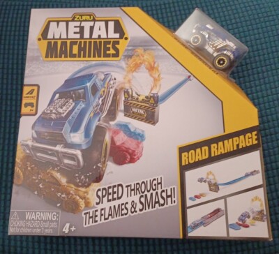 Zuru Metal Machines Road Rampage Speed Thru The Flames&Smash New Ages 4+