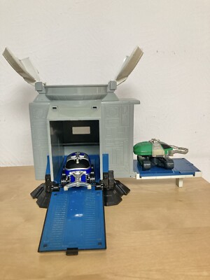 Bandai Saban Big Bad Beetleborgs Battle Base & 2 AV Vehicles Blue