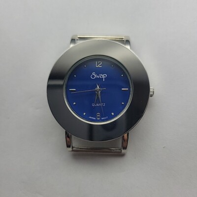 Blue Swap Watch Face By Beehive Create-a-watch Up To 16mm Pass Thru Band