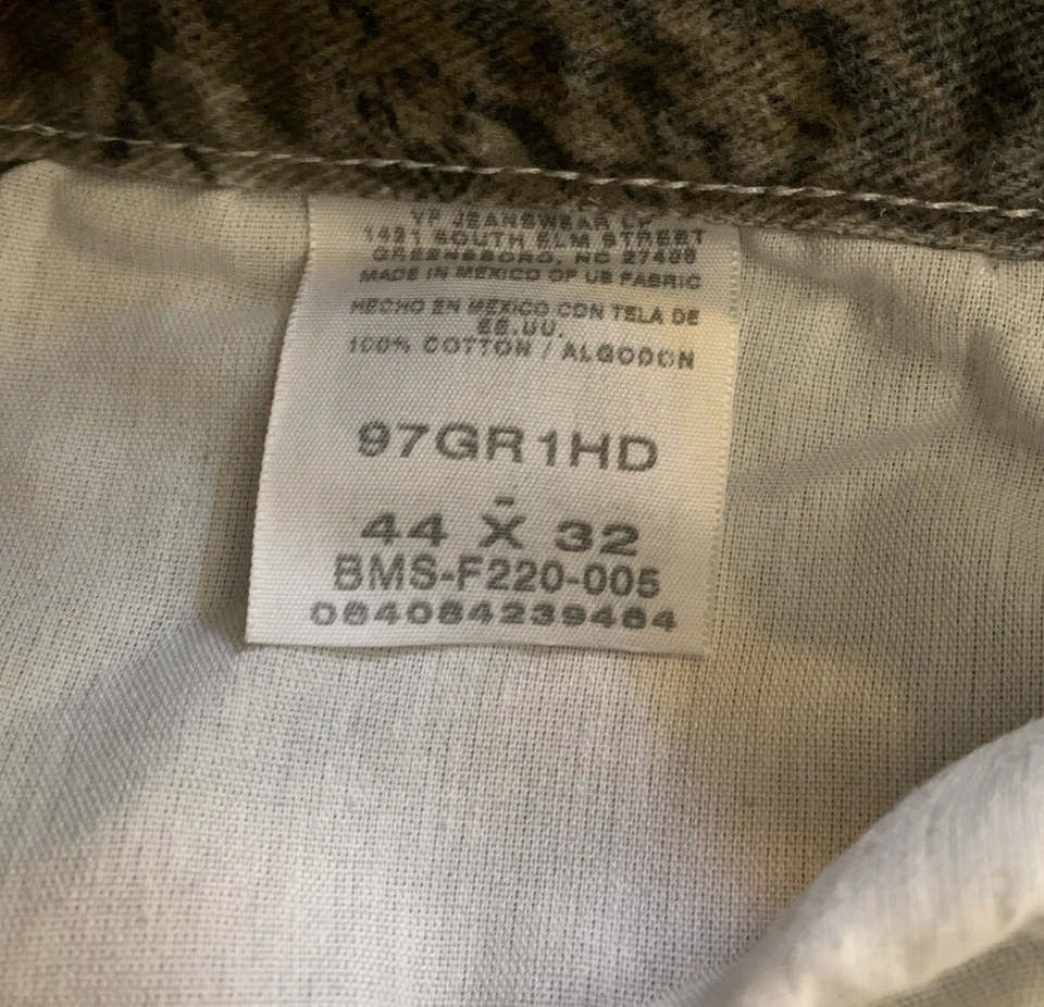 Wrangler Hunting Pants Mens Sz 44x32 Realtree Outdoors Camouflage - Image 3 of 4