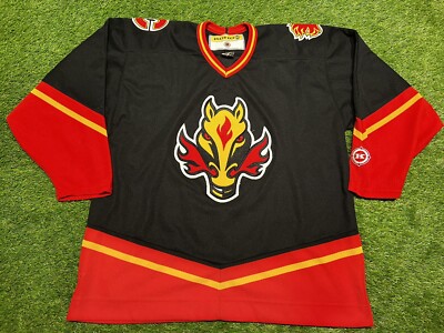 Koho Calgary Flames Alternate 3rd Black Horse Head NHL Hockey