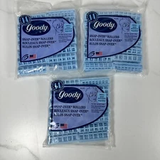 Goody Snap On Rollers Small Blue 3 Packs Of 14 1999 NOS