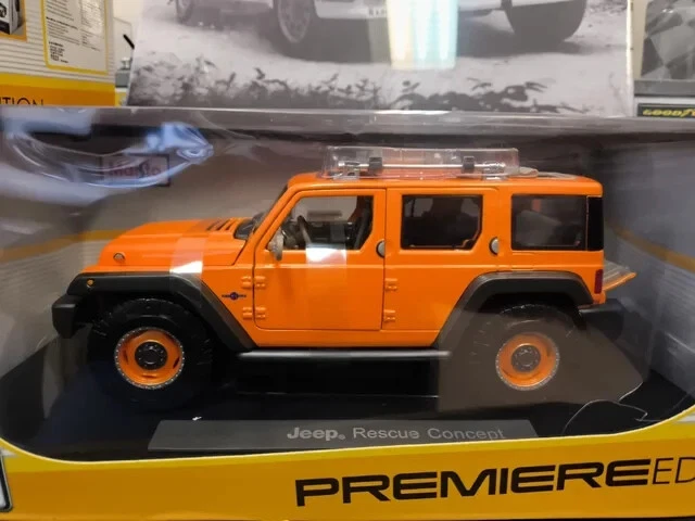 JEEP RESCUE CONCEPT, MAISTO 1:18 PREMIERE EDITION DIECAST METAL - Imagen 3 de 4