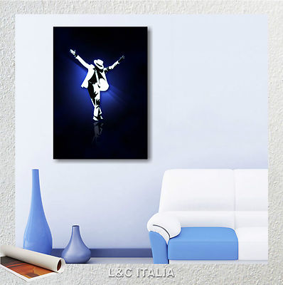 MICHAEL JACKSON 2 LEINWANDBILD FÜR GEMÄLDE 70x50 MÖBEL HAUS SCHLAFZIMMER MUSIK