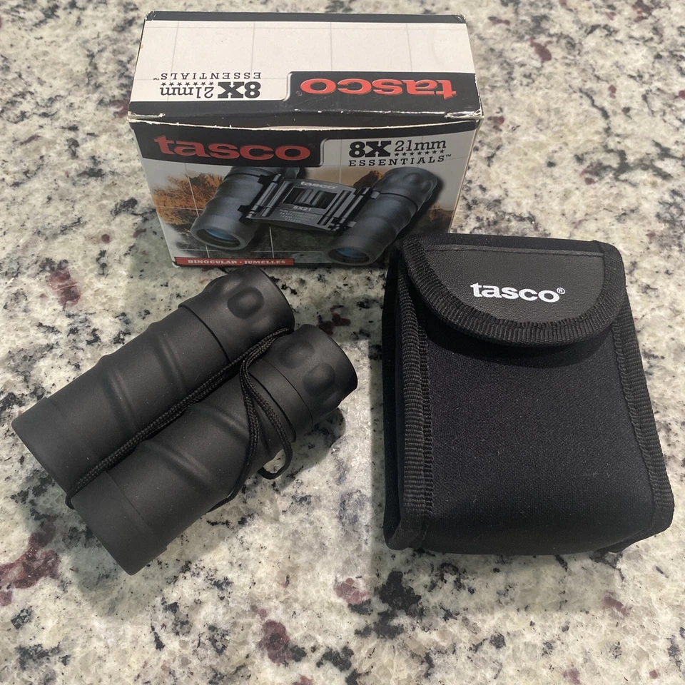 Tasco PowerView 8X 21mm Compact Binoculars Jummelles Black - 165RB - Image 2 of 4