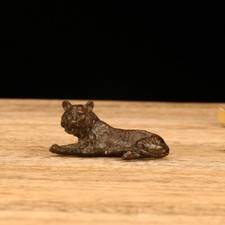 Collection of Chinese Ancient Bronze Little Tiger Statue Ornaments