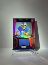 2023 Panini Certified - New Generation Jerseys Mirror Pink Sam LaPorta /299 RC
