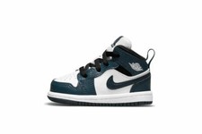 Nike Air Jordan 1 Mid Size 4 Armory Navy White TD Toddler Sneakers 640735 411