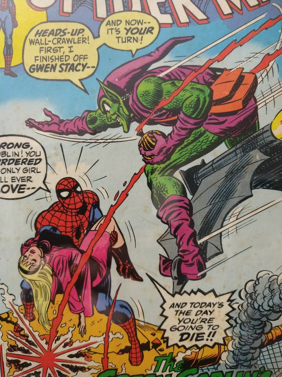 Amazing Spider-Man #122 Death of Green Goblin 1973 Bronze age key