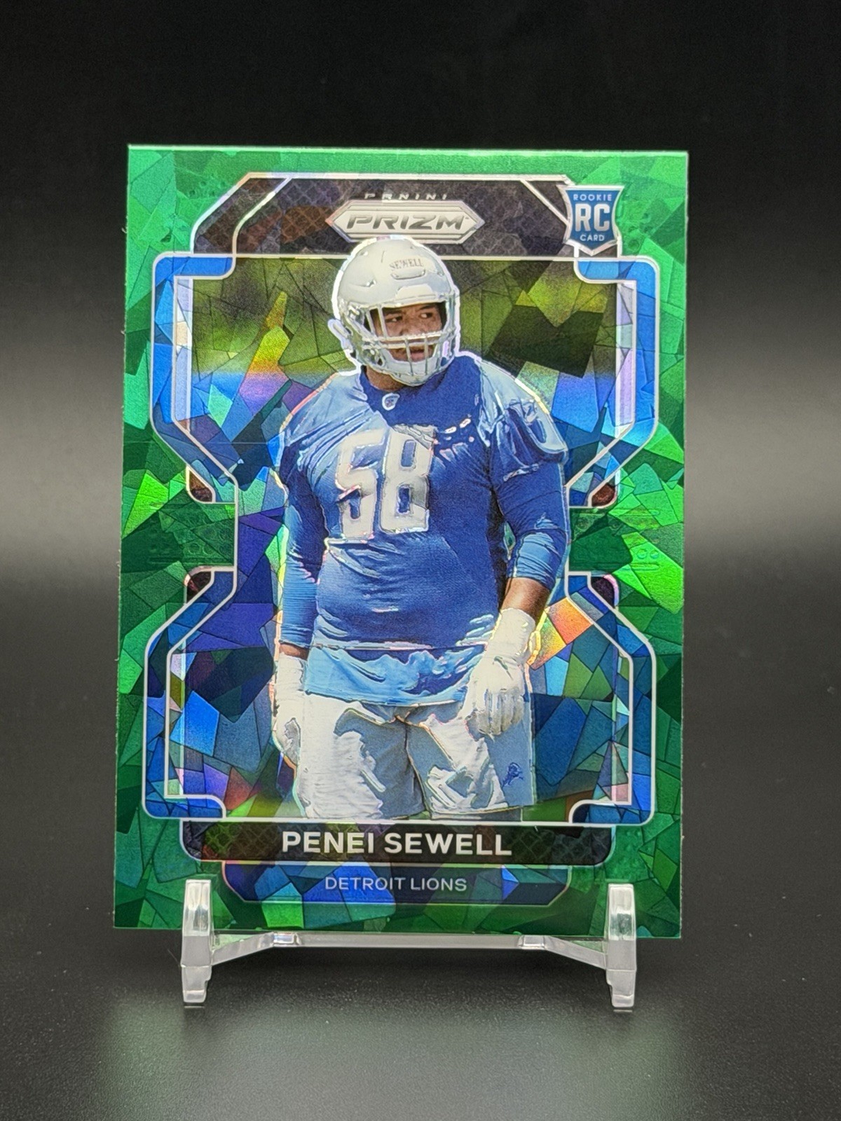Penei Sewell Panini Prizm #429 Green Ice