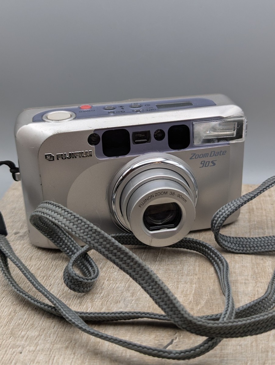 Fujifilm Zoom Date 90S 35mm Film Point and Shoot Camera Silver