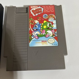 Bubble Bobble Game Cartridge w Plastic Sleeve NES Tested!!