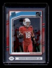 2024 Clearly Donruss #54 Marvin Harrison Jr. Rated Rookie (Arizona Cardinals)