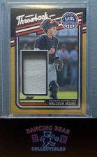 2026 USA Baseball Stars & Stripes Malcolm Moore Throwback Relic Gold #’d /10 SSP
