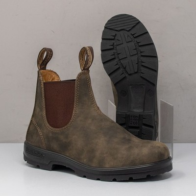 Blundstone 585 Rustic Brown Leather Chelsea Boots, Women's 8 US (5 AU)