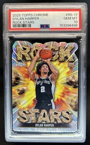 2025 Topps Chrome Dylan Harper Base (PSA 10)