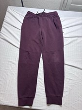 Member's Mark Men's Double Knit Stretch Zip Pocket Active Jogger Medium Burgundy