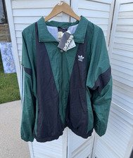 adidas vintage Originals Pike Men's Track Jacket Colorblock Full-Zip XL