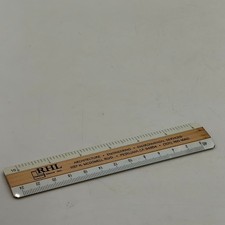 VTG 6โ Wood Ruler Advertising KHL Architect Petaluma CA Made in USA