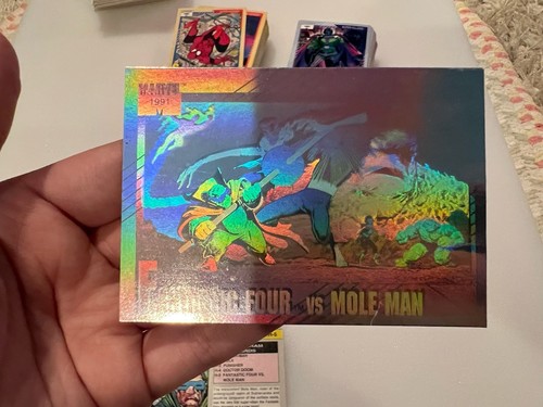 Impel Marvel 1991 Trading Card Complete Set 1-162 & Lot Of 6 Holographic - Bild 8 von 13